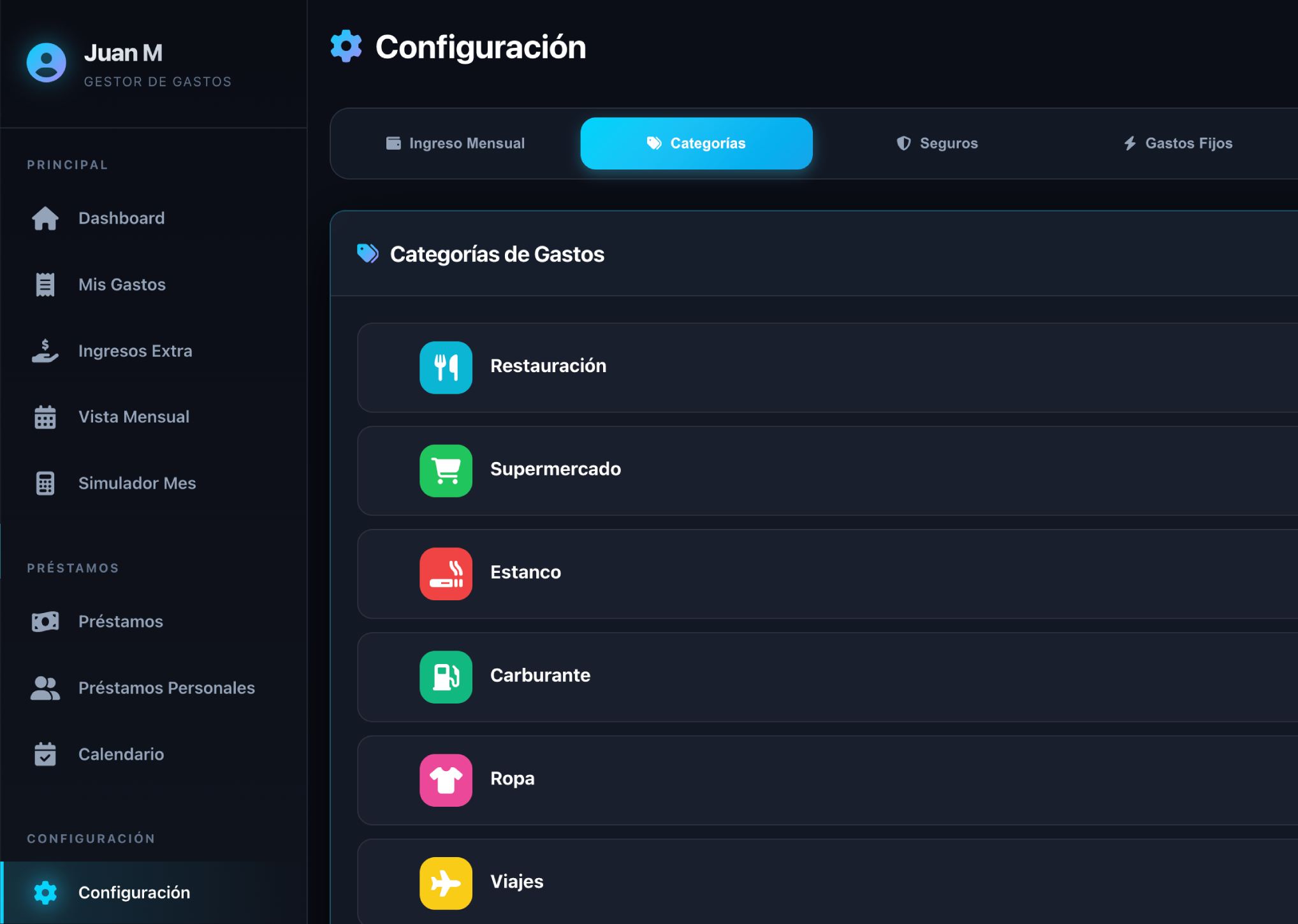 Configuración completa
